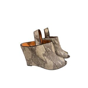 Rebecca Minkoff Sam Womens Genuine Snakeskin Leather Booties Sz 9